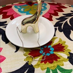 Dogeared karma sterling silver necklace